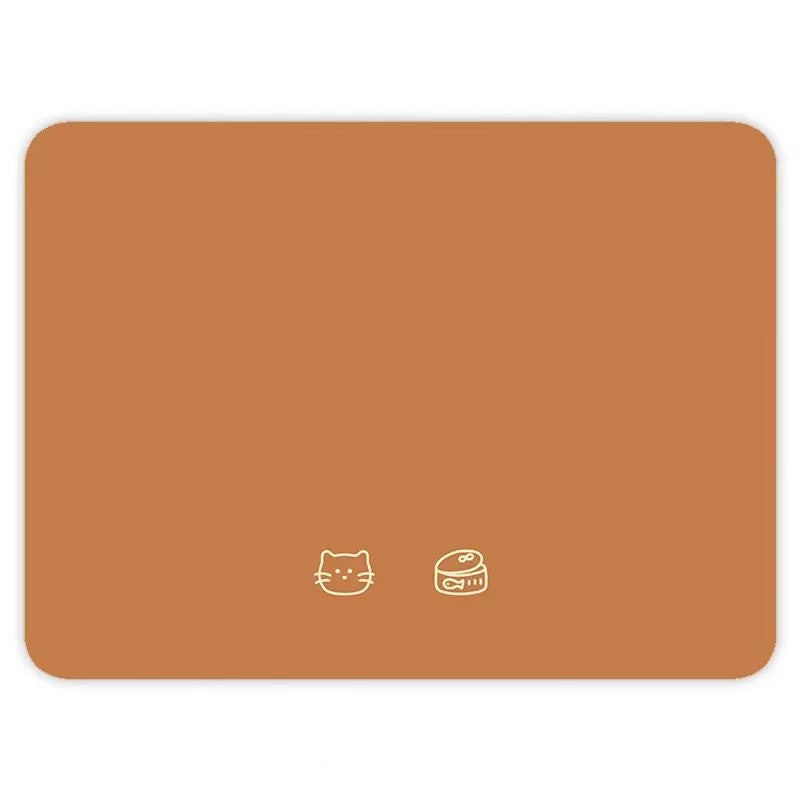 Pet food mat water-proof