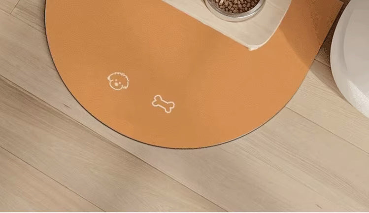 Pet food mat water-proof